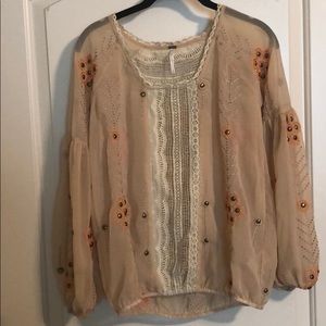 FREE PEOPLE sheer top